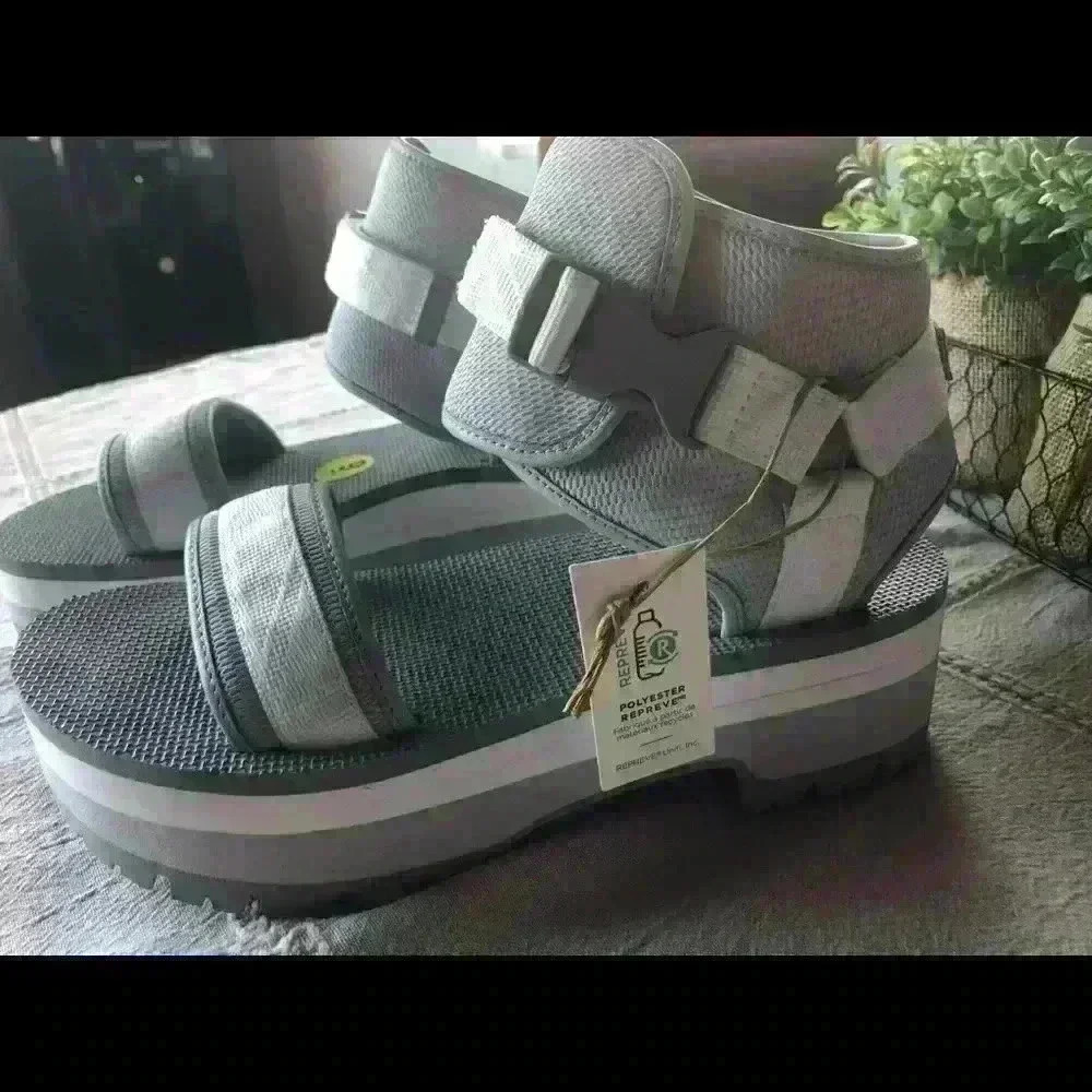 TEVA WOMEN'S INDIO SANDAL ANKLE WRAP GREY SZ 9 - Picture 12 of 12